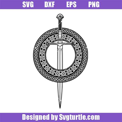 Celtic Sword And Shield Tattoo