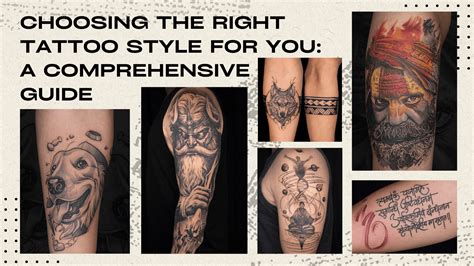 Choosing The Right Tattoo Style For You A Comprehensive Guide