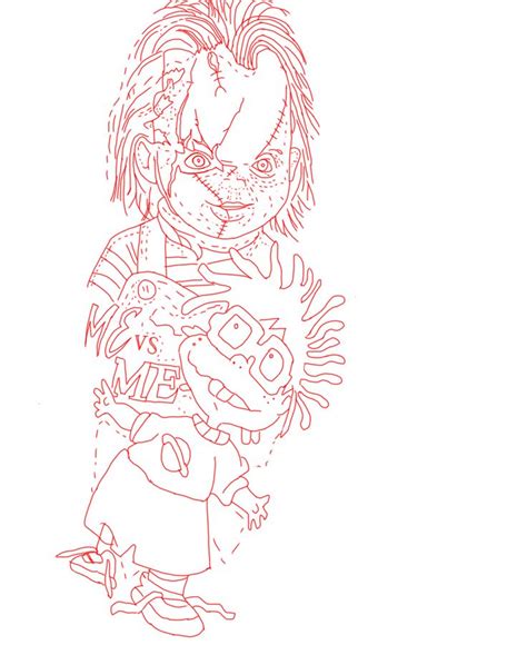 Chucky Tattoo Stencil Orangetattooshop Com Chucky Tattoo Stencil Orangetattooshop Com