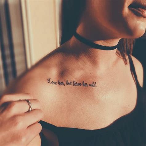 Collar Bone Tattoos For Women