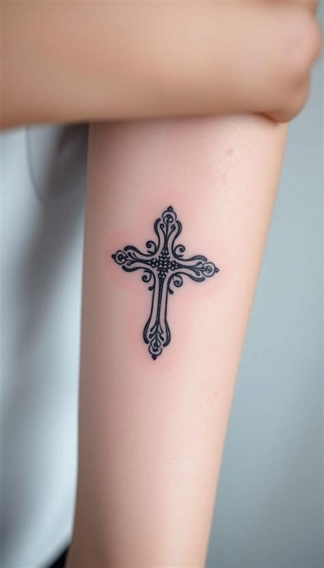 Cross Tattoo Lower Arm Image Free Ai Generator Makepix Cross Tattoo Lower Arm Image Free Ai Generator Makepix