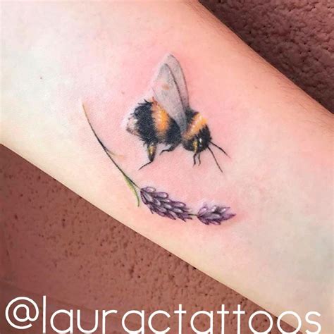 Cute Bee Tattoo