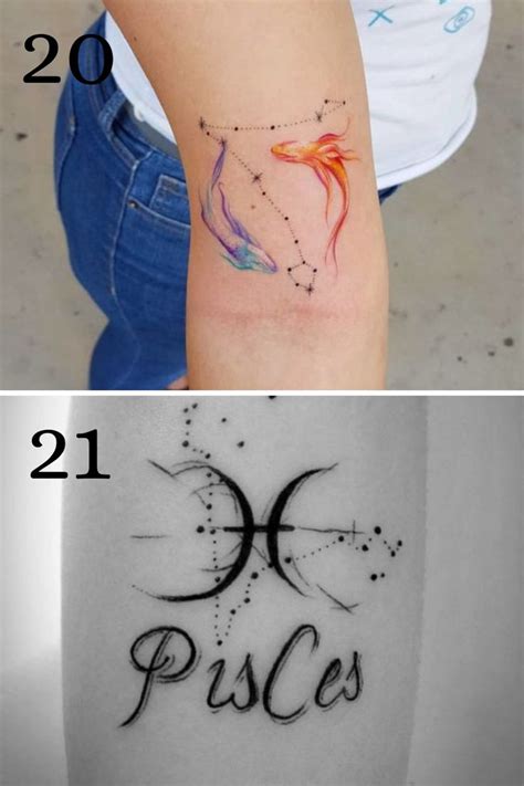 Cute Pisces Tattoos For Women Cute Pisces Tattoos For Women