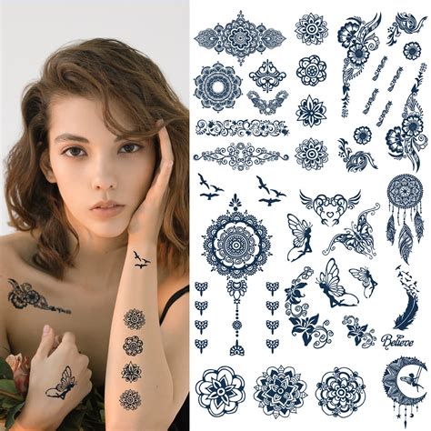 Cuteliili Semi Permanent Tattoo For Women Temporary Tattoo For Girls