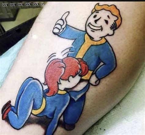 Cxllxm Tattoo Did This Vault Boy Piece Yesterday Fallout76 Fallout Falloutnewvegas Cartoon Tattoo Ukta Awardwinningstudio Chapelstreetstudio Butterluxe Uk Barberdts