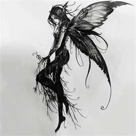Dark Fairy Tattoo Designs