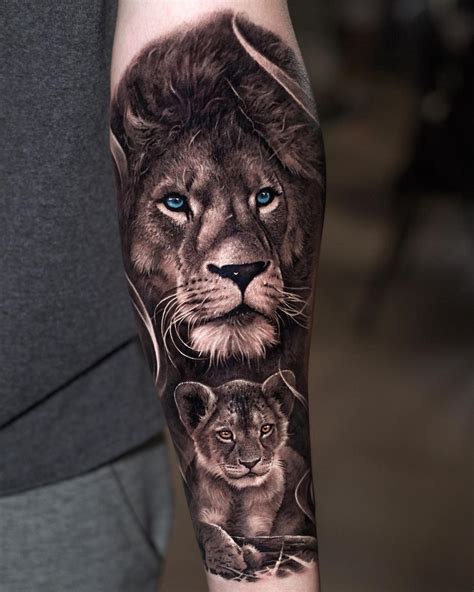 Dark Lion Tattoos
