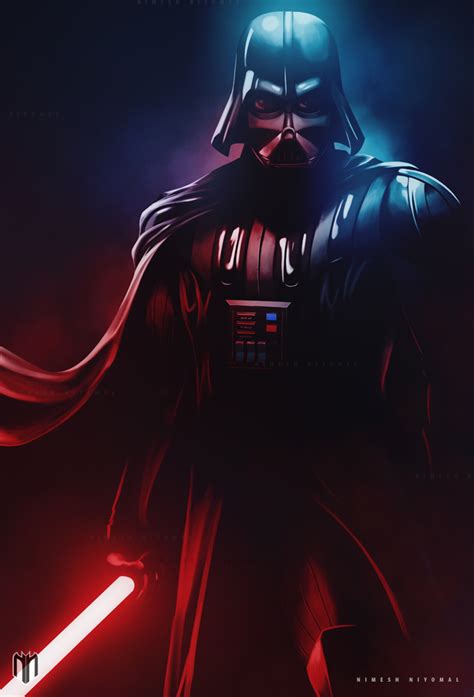 Darth Vader Fan Art By Nimesh Niyomal On Dribbble
