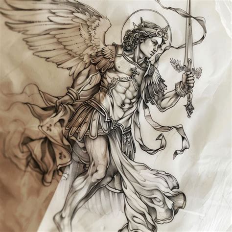Dazzling St Michael Tattoo Files Dazzling St Michael Tattoo Files