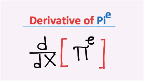Exploring the Derivative of Pi: A Mathematician's Revelation