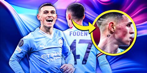 Detail Of A 47 Tattoo On Manchester City Amp 39 S Phil Foden During The Uefa