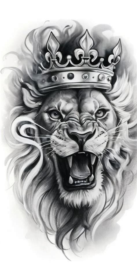 Did This Incredible King Lion And Crown Tattoo Yesterday This Design Embodies Strength Courage And Royalty In A Compact Form The Lion Represents Fearlessness While The Crown Symbolizes Power And Authority Did This Incredible King Lion And Crown Tattoo Yesterday This Design Embodies Strength Courage And Royalty In A Compact Form The Lion Represents Fearlessness While The Crown Symbolizes Power And Authority