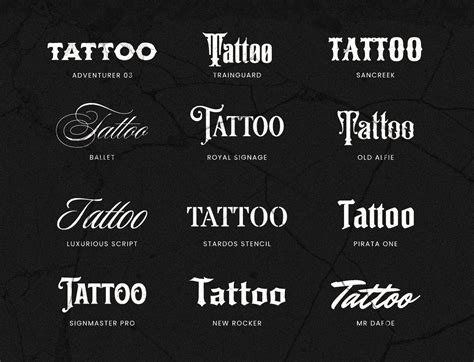 Different Fonts For Tattoos Pictures Procreate Tattoo 10 Font Bundle Different Fonts For Tattoos Pictures Procreate Tattoo 10 Font Bundle
