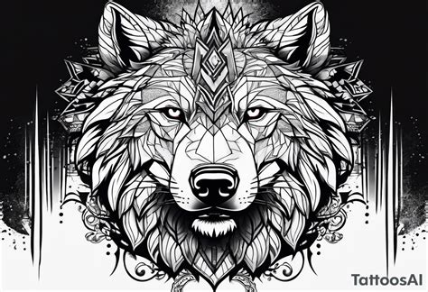 Dire Wolf Tattoo Idea