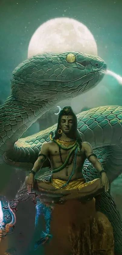 Divine Serpent And Meditating Sage Free Download