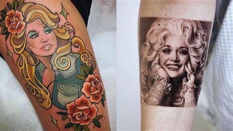Dolly Parton Portrait Tattoos Dolly Parton Portrait Tattoos