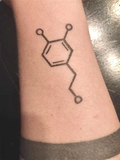 Dopamine Molecule By Marissa At Ink Amp Needle South In Lansing Mi R