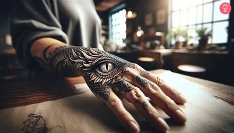 Dragon Eye Tattoo On Hand Best Tattoo Ideas Gallery