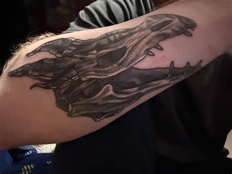 Dragon Skull Tattoo R Skyrim
