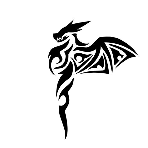 Dragon Tribal Design With Wings For Hand Tattoos 17396362 Vector Art At Dragon Tribal Design With Wings For Hand Tattoos 17396362 Vector Art At