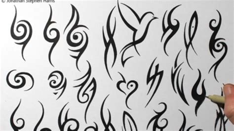 Easy Tribal Tattoo Designs To Draw