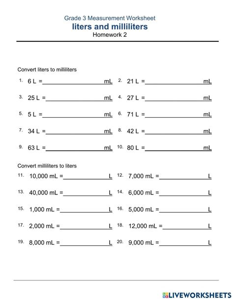 Editable Liters And Milliliters Conversion Worksheet Twinkl Editable Liters And Milliliters Conversion Worksheet Twinkl