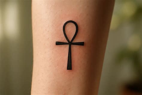 Egyptian Ankh Tattoo Idea