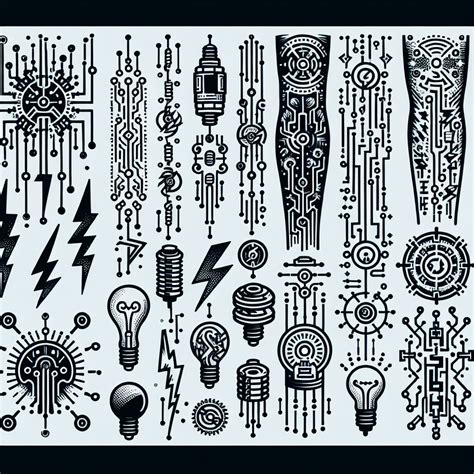 Electrical Tattoo Designs