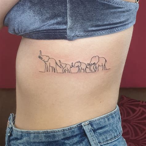 Elephant Outline Tattoo Elephant Outline Tattoo
