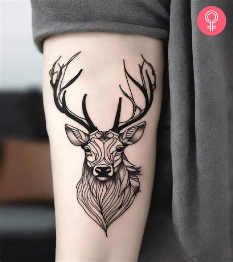 Elk Head Tattoo