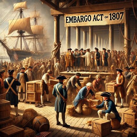 Unveiling the Impact of the Embargo Act of 1807 on American Trade