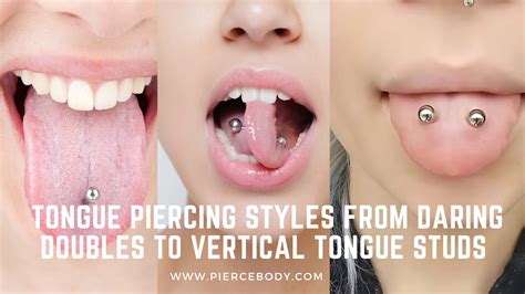 Explore Daring Tongue Piercing Styles From Doubles To Vertical Studs Explore Daring Tongue Piercing Styles From Doubles To Vertical Studs