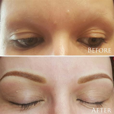 Eyebrow Tattoo Before And After