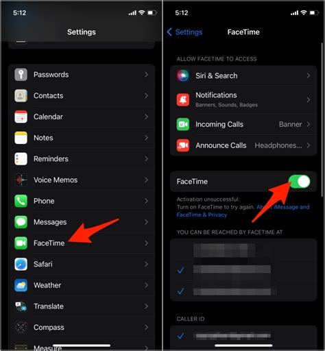 Facetime Not Working