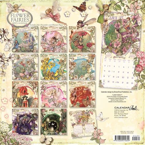 Fairy Flower Tattoo Printable Calendars At A Glance