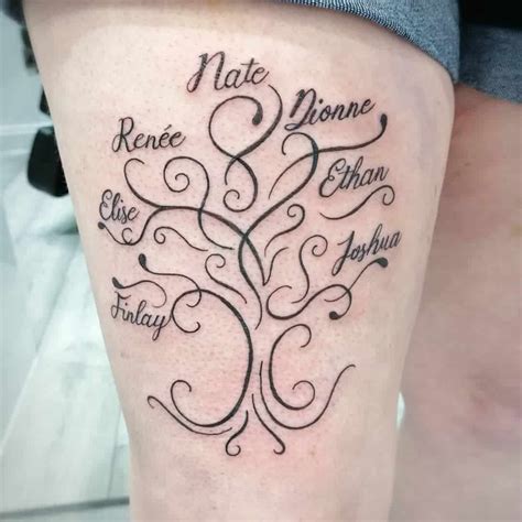 Family Name Tattoo Ideas