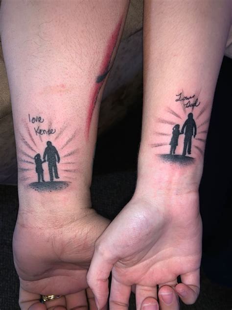 Father And Daughter Tattoo Design Father And Daughter Tattoo Design
