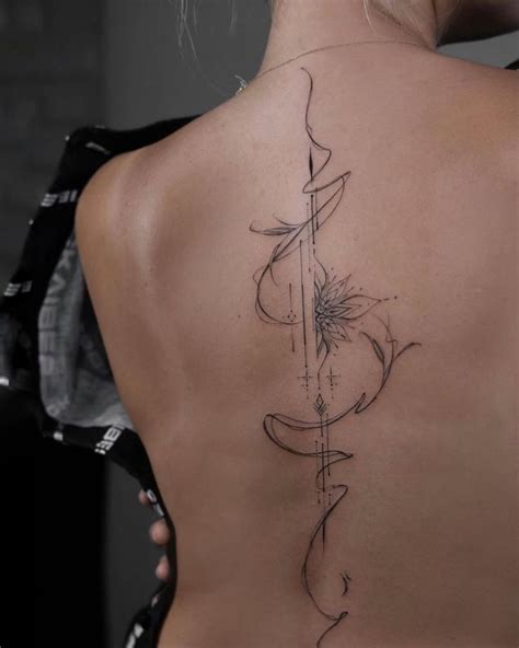 Find Your Dream Fineline Spine Tattoos 131 Page 1 Inkbox