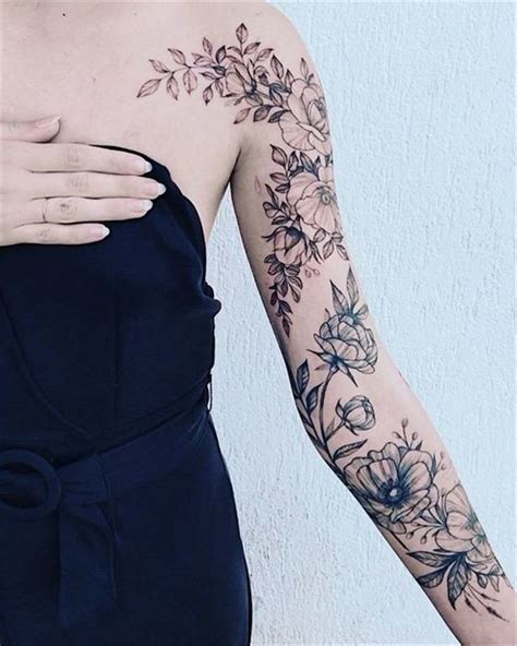 Flower Tattoo Designs Sleeve Tattoos For Women