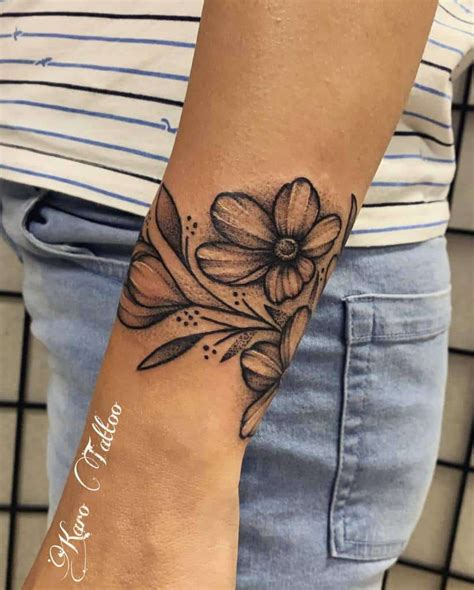 Flower Tattoo Wrist