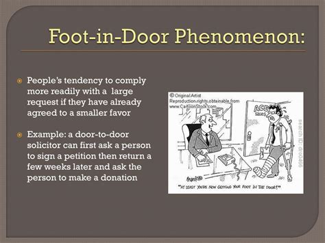 Unlocking the Secret Power of the Foot in the Door Phenomenon