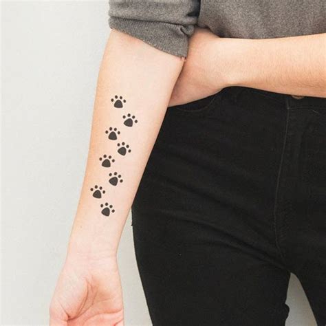 Footprints Tattoonie Tattoo For A Week