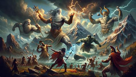 Titans vs Olympians: Titanomachy Epic Showdown