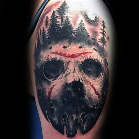 Friday The 13Th Jason Mask Tattoo