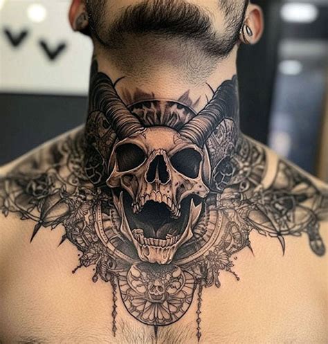 Full Neck Tattoos For Men
