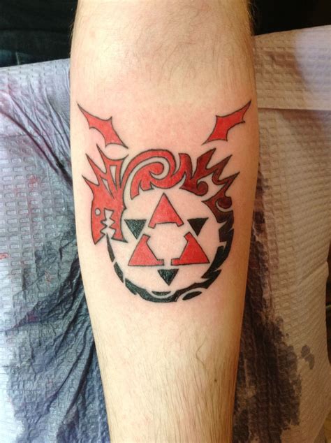 Fullmetal Alchemist Ouroboros Tattoo