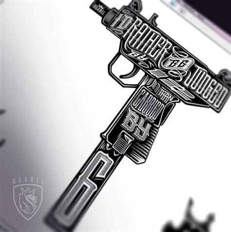 Gangster Gun Tattoo Designs Design Talk Gangster Gun Tattoo Designs Design Talk