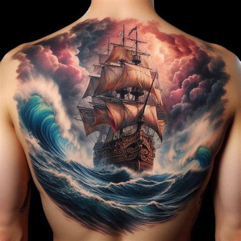 Ghost Ship Your Own Tattoo Design Custom Designs Crafted For