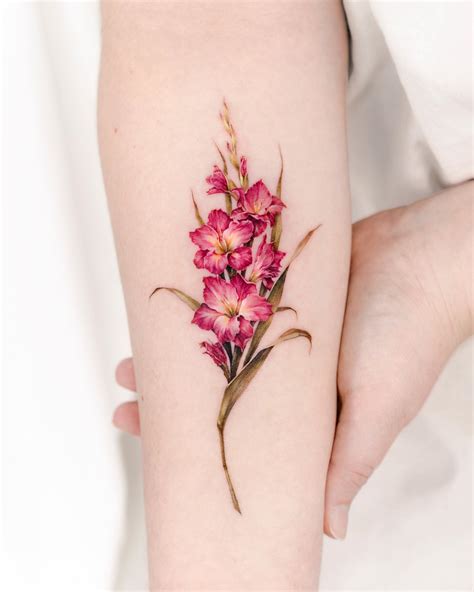 Gladiolus Flower Tattoo Designs Best Flower Site