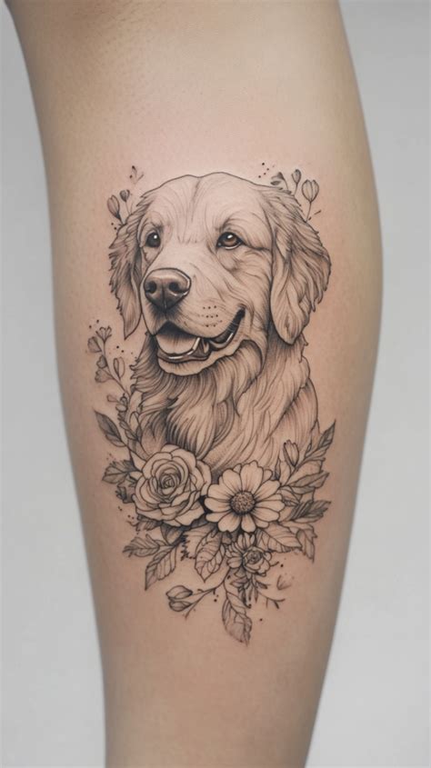 Golden Retriever Tattoo